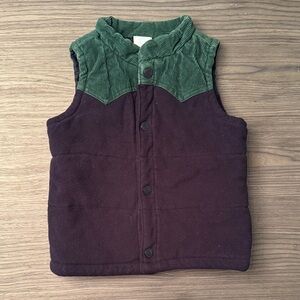🌟3/$20 Bundle - Wonderkids Green and Dark Blue Quilted Vest
